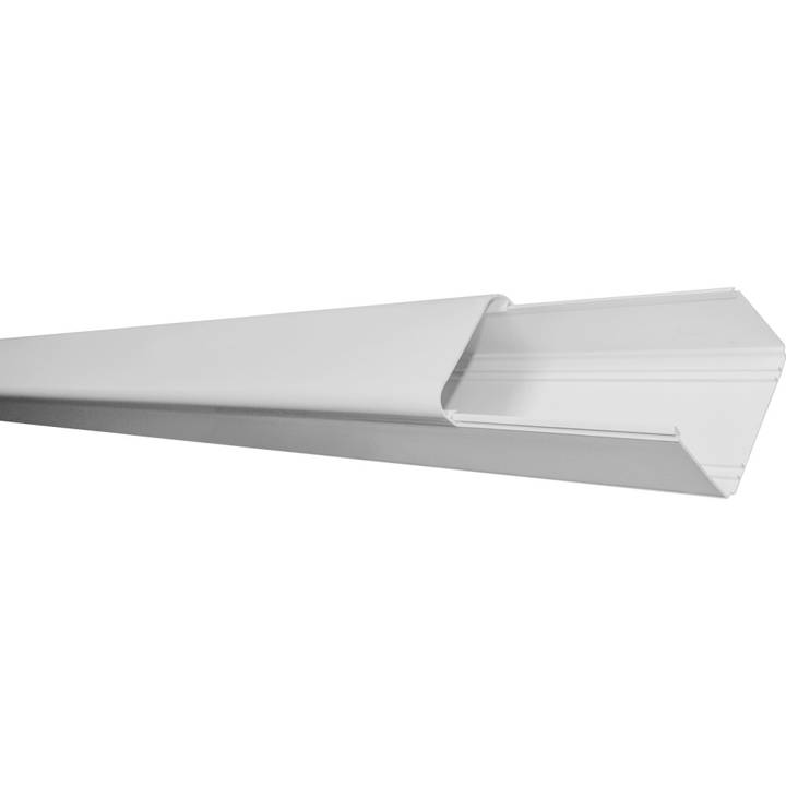 Canaleta Split 2M 8cmX7cm Branco Perfiltec