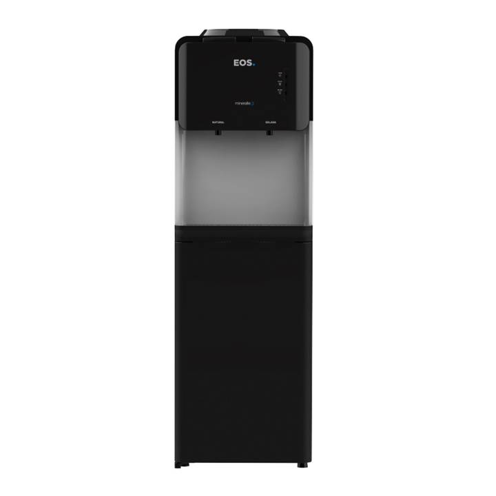 Bebedouro Coluna de Água Garrafão Compact EOS Mineralle Preto EBC031PC 110V