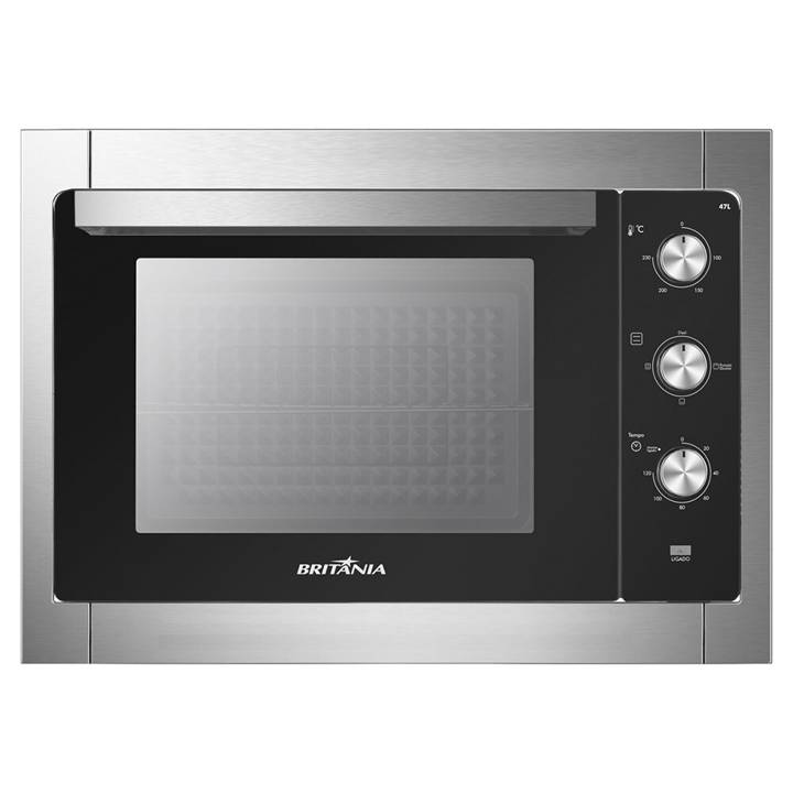 Forno Elétrico de Embutir Britânia 47 Litros Limpeza Prática 110V