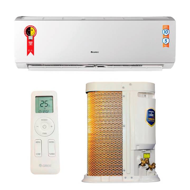 Ar-Condicionado Split 9000 BTUs Gree G-Top Plus High Wall Só Frio GWC09AAB-D3NNA1C 220V