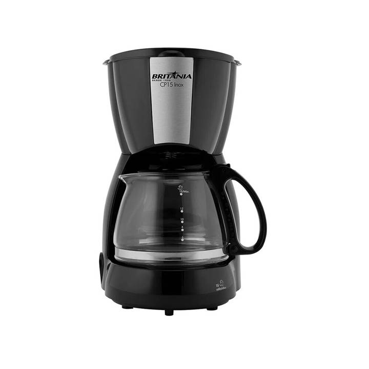 Cafeteira Britânia 15 Xícaras Inox CP15 110V