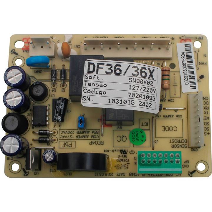 Placa de Potência para Geladeira Electrolux Frost Free DF36A/X DW42X