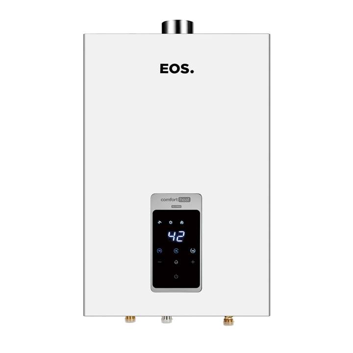Aquecedor de Água a Gás EOS Digital 16 Litros (Gás Liquefeito de Petróleo) Exaustão Forçada Branco EAQ160GD Bivolt