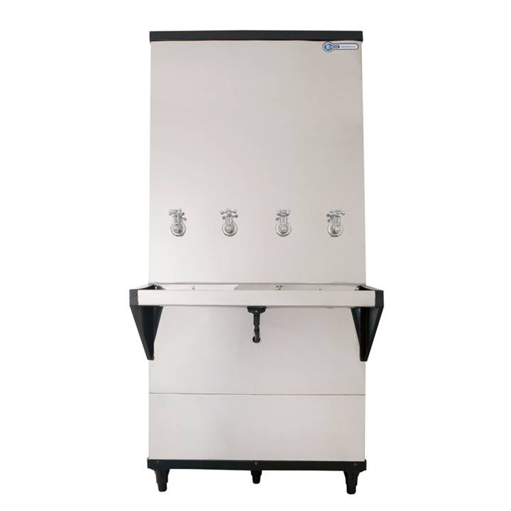 Bebedouro Industrial de Coluna Knox 200 Litros com Boia e Filtro 4 Torneiras Inox KX20C 110V