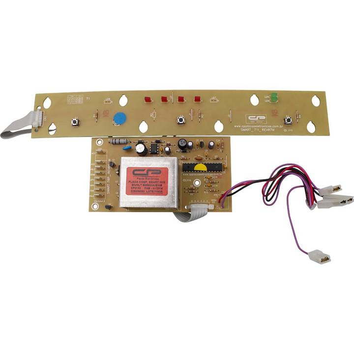 Placa Eletrônica para Lavadora Brastemp Smart CP0135 CP Placas Eletrônicas Bivolt