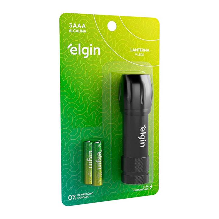 Lanterna Led de Bolso Elgin com 3 Pilhas AAA 000000082309
