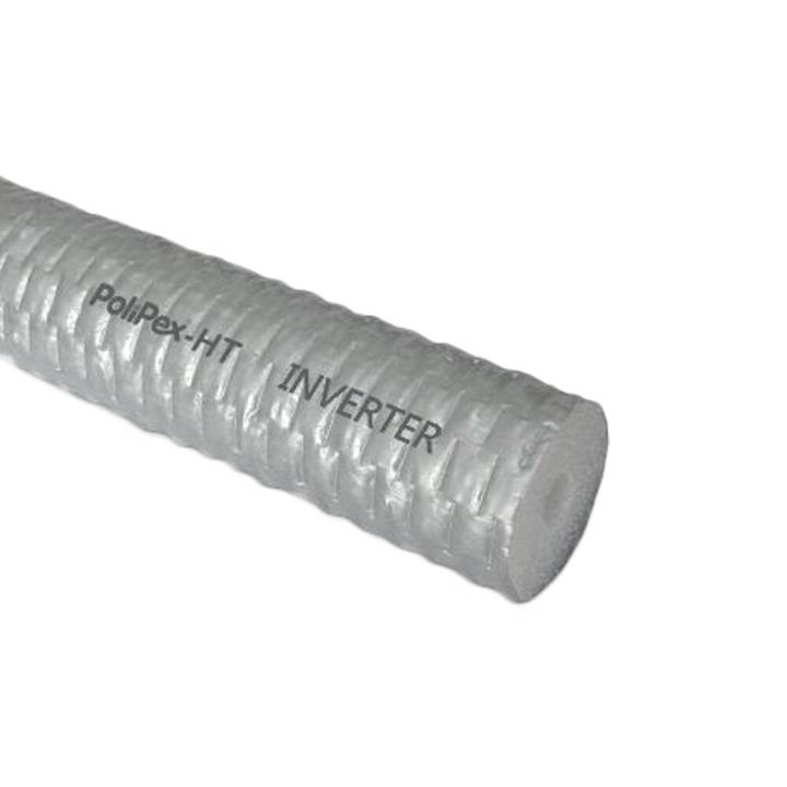 Tubo Isolante Polietileno Blindado Inverter Preto 3/8 10mm Barra de 2 metros