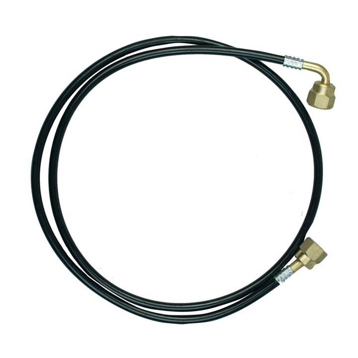 Capilar 1/4 SAE 2mm 1M Flexível Conector 1 Lado Reto 1 Lado Curvo Eos
