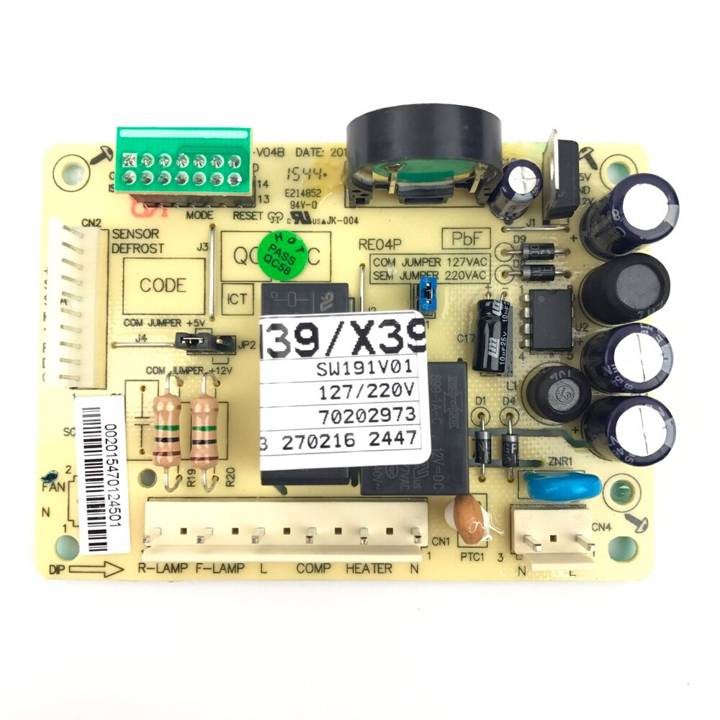 Placa de Potência MY3 para Refrigerador Electrolux FV DFN39/DFX39