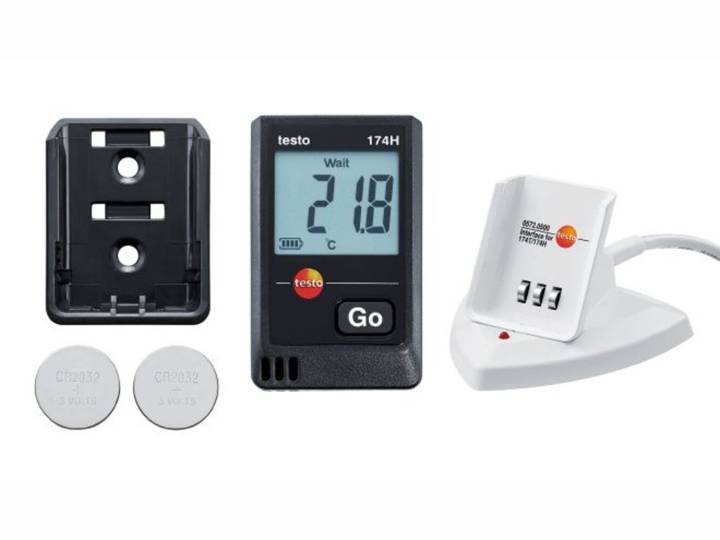 Termômetro Testo Data Logger Temperatura e Humidade 0572 0566