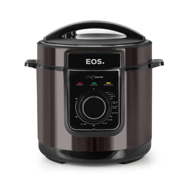 Panela de Pressão Elétrica 5 Litros EOS Multicooker Titanium EPP50MT 110V