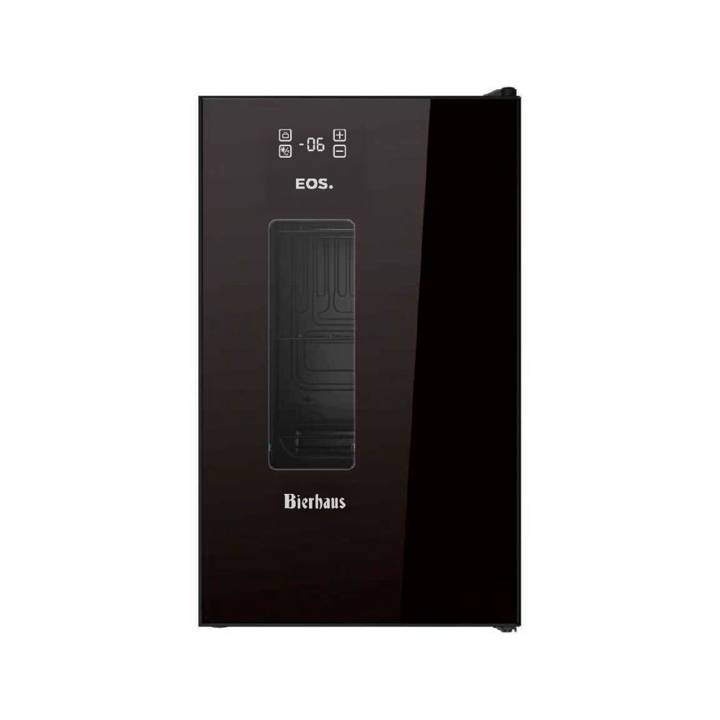 Cervejeira EOS Bierhaus 76 Litros Frost Free com Compressor Black Glass ECE90 110V