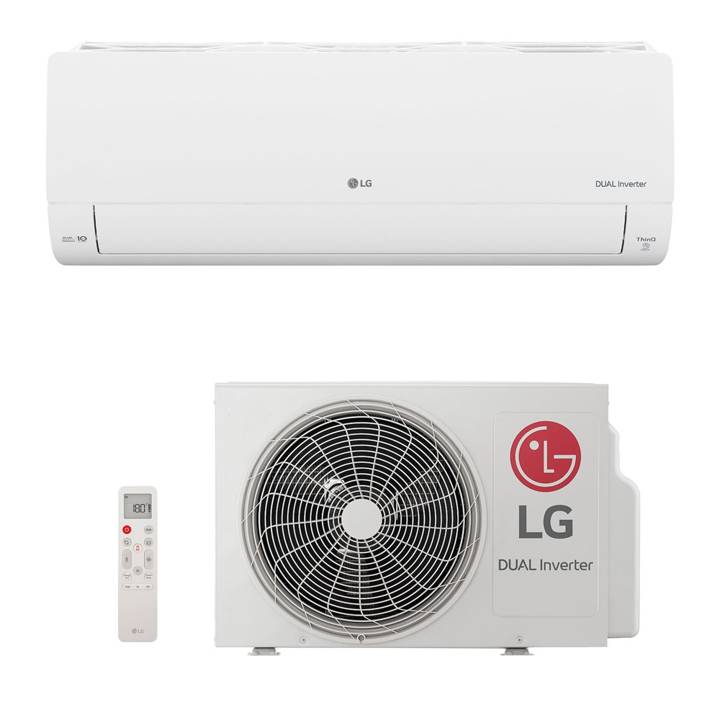Ar-Condicionado Split Inverter 12000 BTUs LG +AI Dual Inverter Voice Quente e Frio S3-W12JA31D 220V