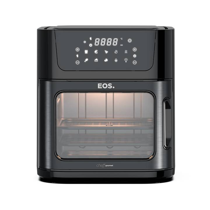 Fritadeira Air Fryer Oven EOS 15 Litros Digital Inox All Black EAF15IP 220V