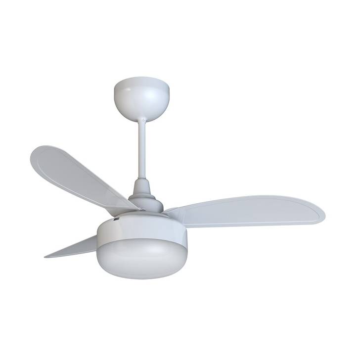 Ventilador de Teto Ventisol Fênix Premium com 3 pás Branco Bivolt