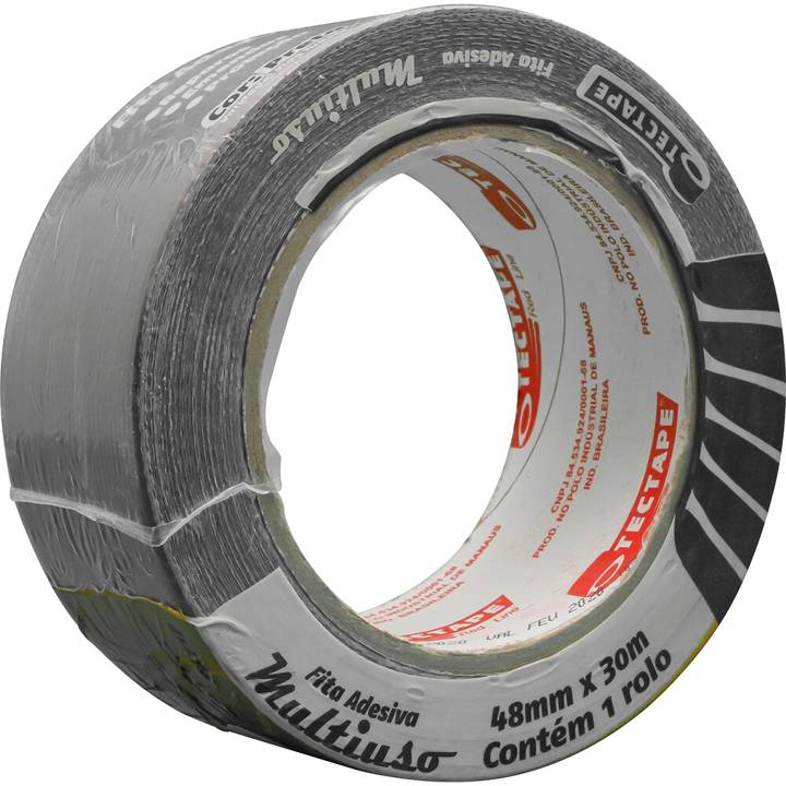 Fita Isolação Silvertec Pu 48mm X 30M Preta