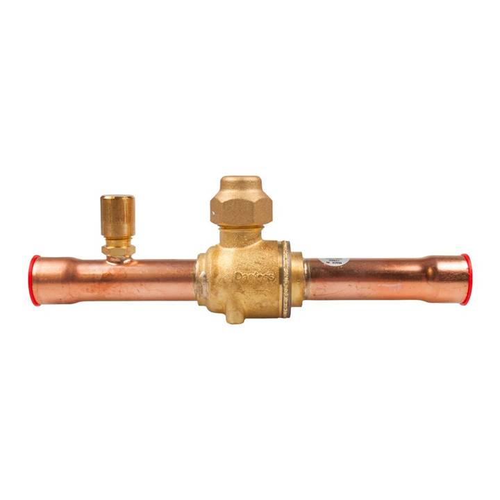Válvula Esférica Danfoss 009L7053 GBC 5/8 Solda Com Porta De Acesso (Tipo Schrader)