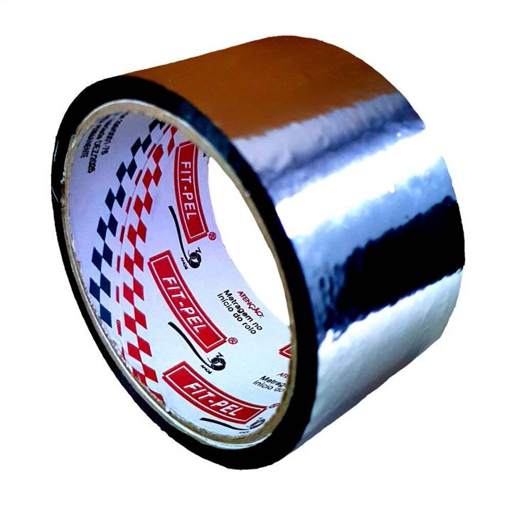 Fita PP Aluminizada 45mMm X 45M Fit-Pel
