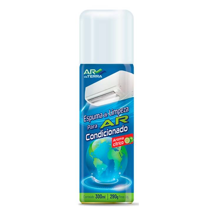 Espuma Limpadora para Ar-Condicionado Clean & Cold Ar da Terra 300ml Citrus PL00060