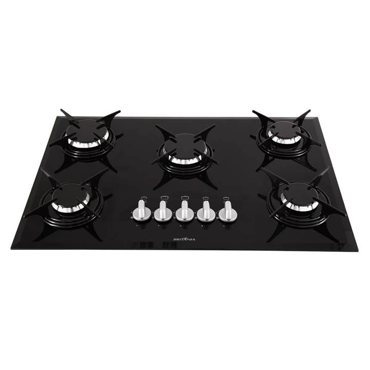 Cooktop a Gás 5 Bocas Britânia BCT5P Bivolt