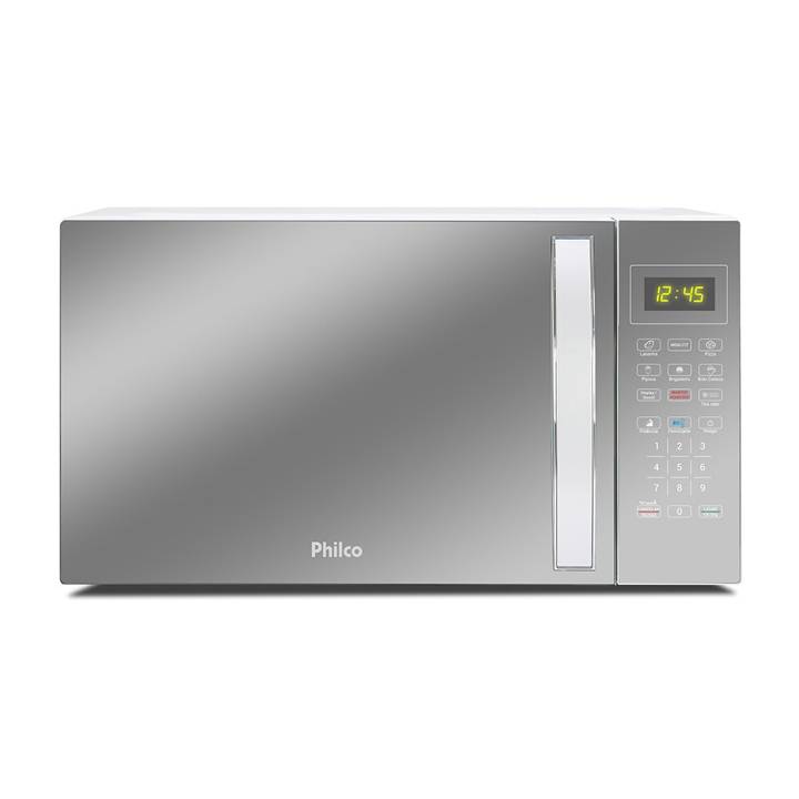 Micro-ondas Philco 25 Litros Espelhado Limpa Facil 1100W PMO28E 110V