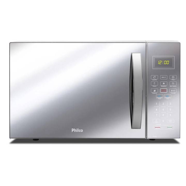Micro-ondas Philco 28 Litros Branco com Frente Espelhada PMO28EB 110V