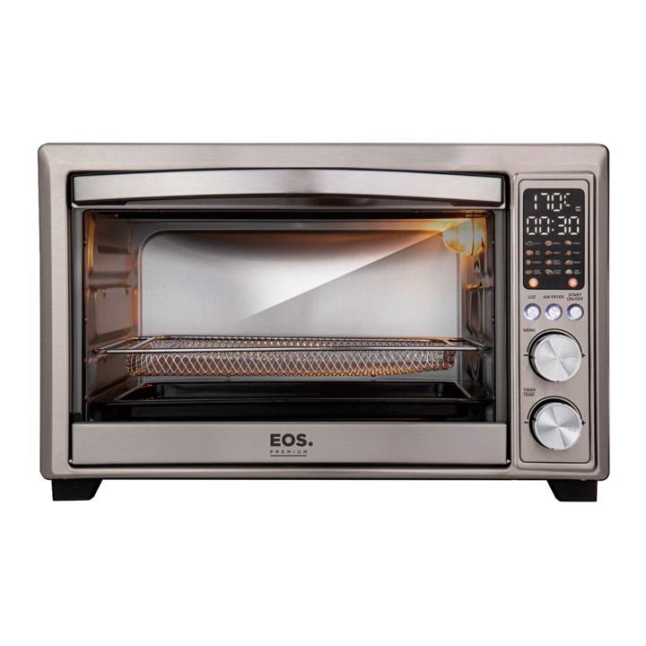 Forno e Fritadeira Air Fryer EOS 38 Litros Digital Premium Inox EAF40AID 110V