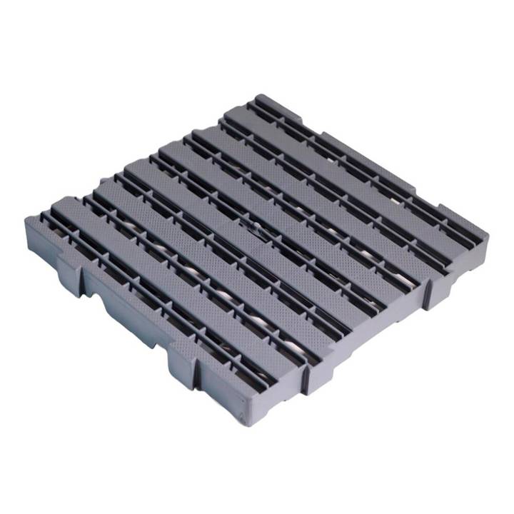 Estrado Câmara Frigorífica 400mmX400mmX45mm Cor Cinza